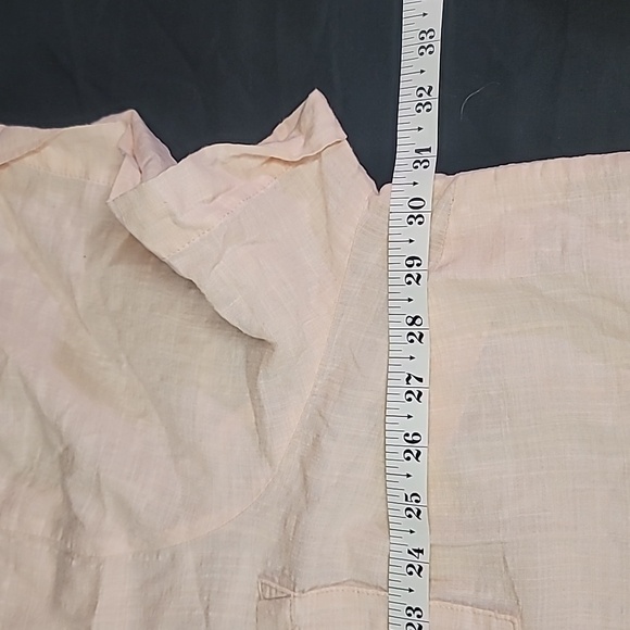 TORRID Beachy Shirt Women's Peach Blush Button Down Relaxed Size 4 (26/28) - Picture 2 of 9